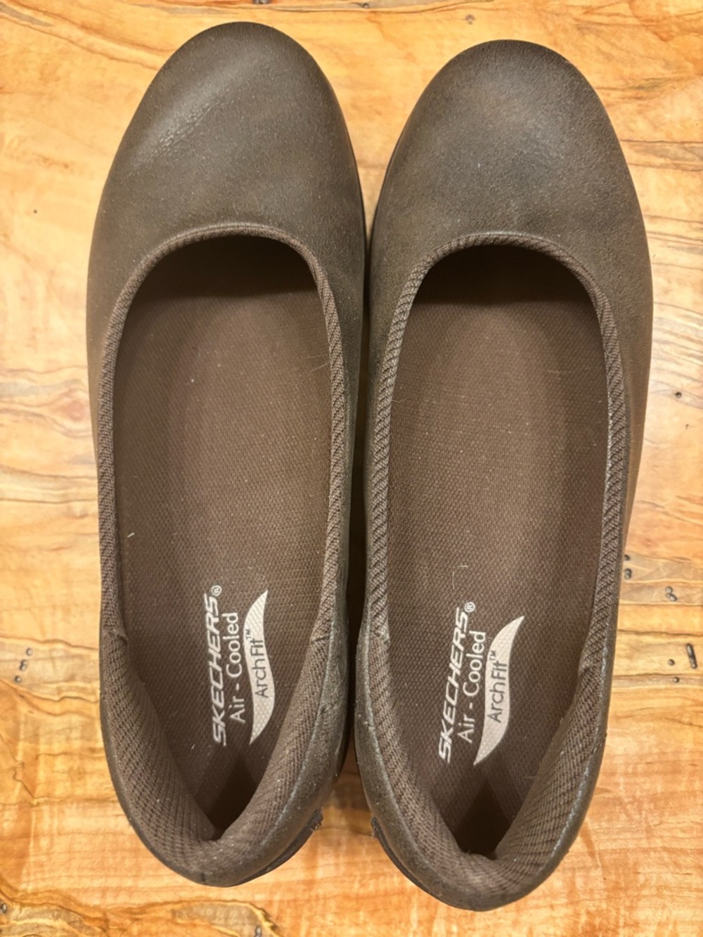 Skechers Women's Brown Slip-On Ballet Flats